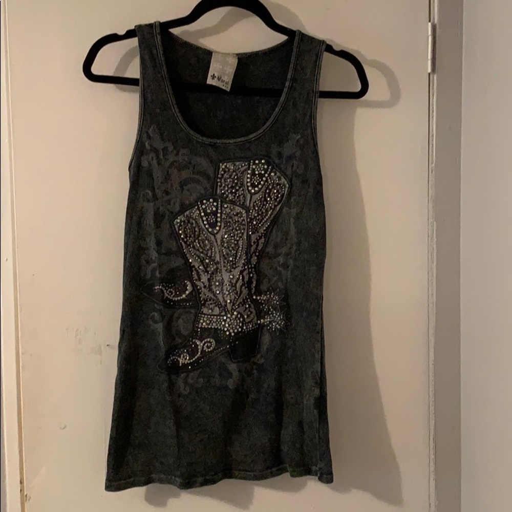 Western tank top